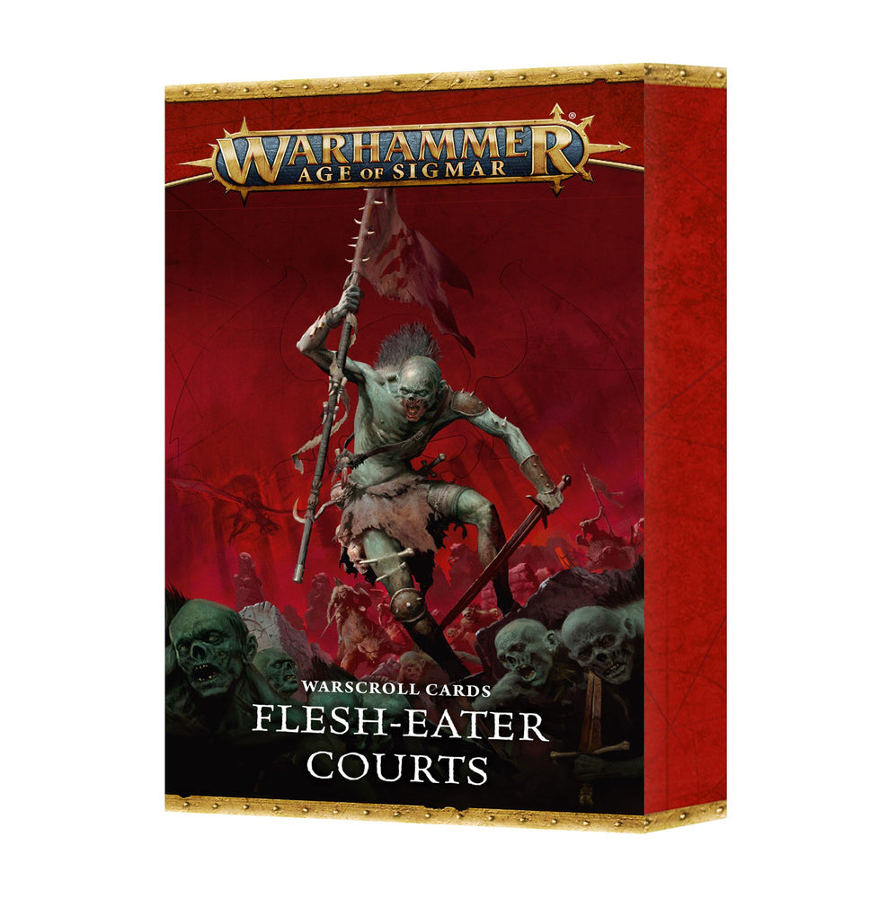 WARHAMMER: AGE OF SIGMAR WARSCROLL CARDS FLESH-EATER COURTS