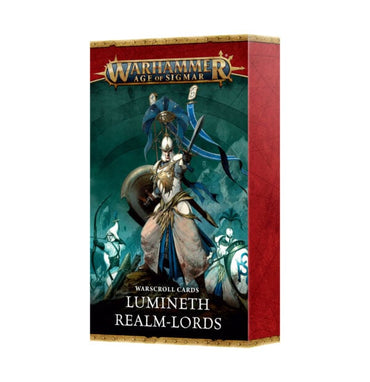 WARHAMMER: AGE OF SIGMAR WARSCROLL CARDS LUMINETH REALMLORDS
