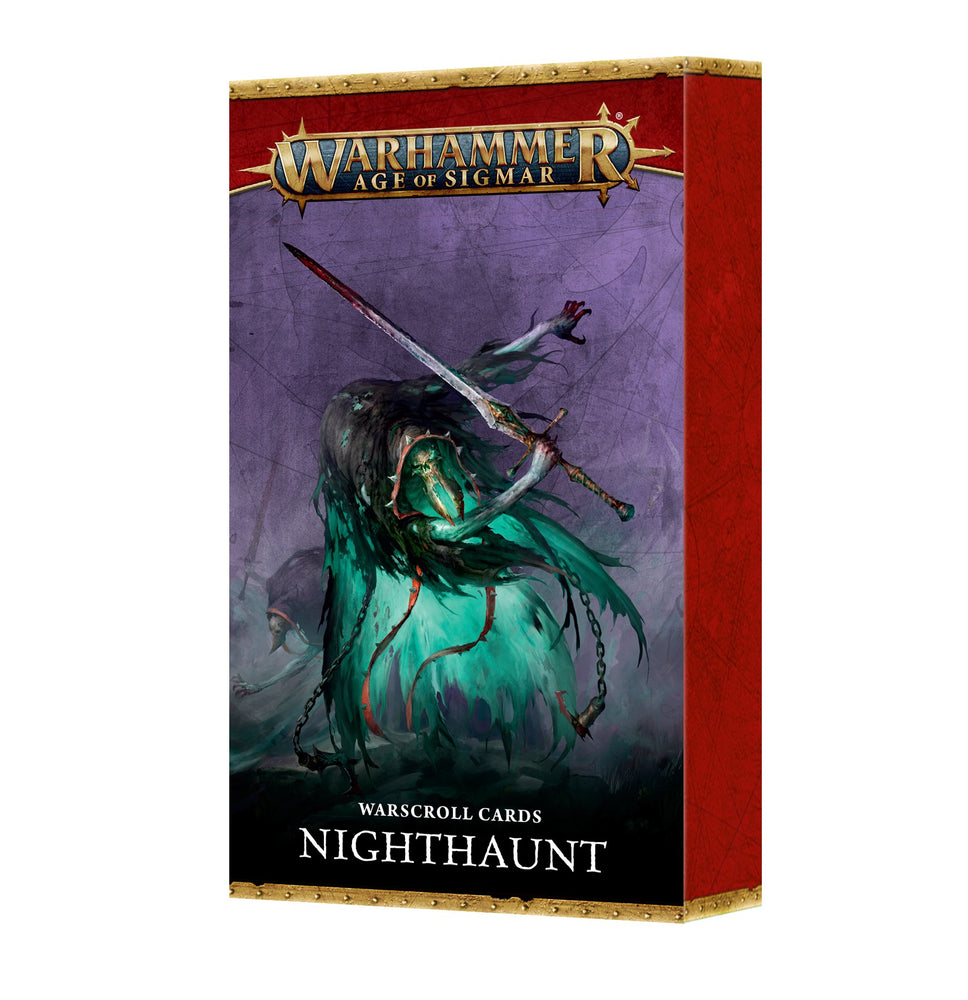 WARHAMMER: AGE OF SIGMAR WARSCROLL CARDS NIGHTHAUNT
