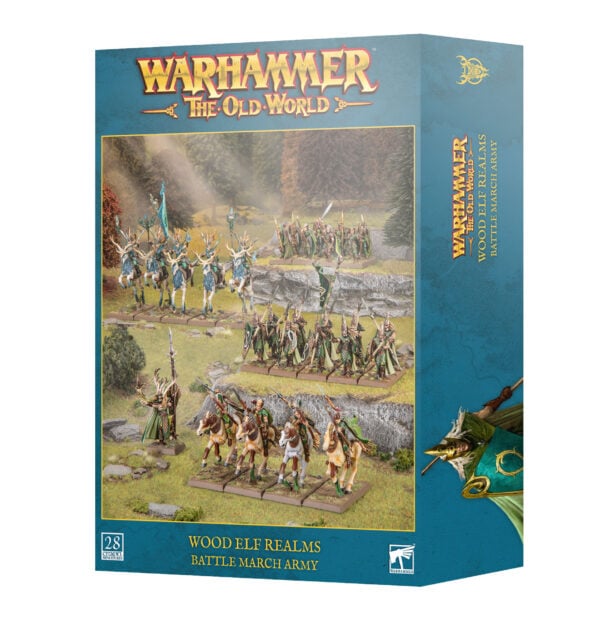 WARHAMMER: THE OLD WORLD WOOD ELF REALMS BATTLE MARCH ARMY