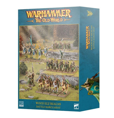 WARHAMMER: THE OLD WORLD WOOD ELF REALMS BATTLE MARCH ARMY