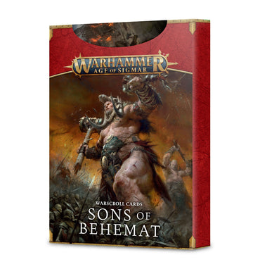 WARHAMMER: AGE OF SIGMAR WARSCROLL CARDS: SONS OF BEHEMAT