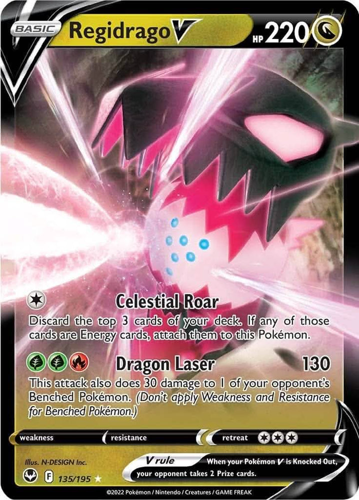 Regidrago V (135/195) [Sword & Shield: Silver Tempest]
