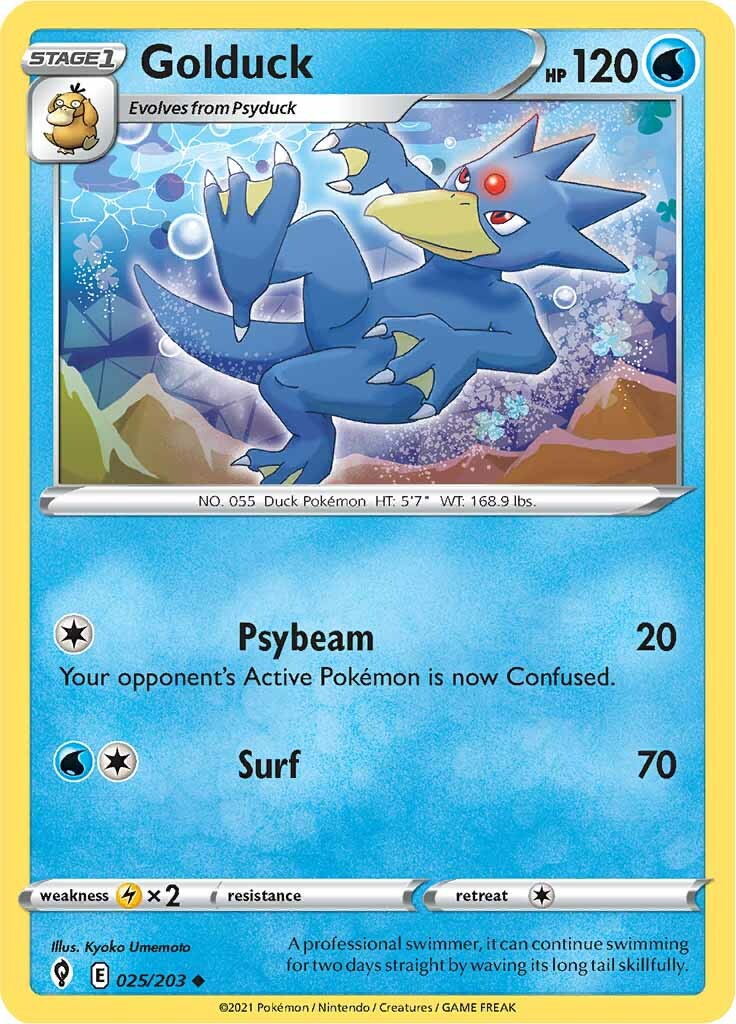 Golduck (025/203) [Sword & Shield: Evolving Skies]