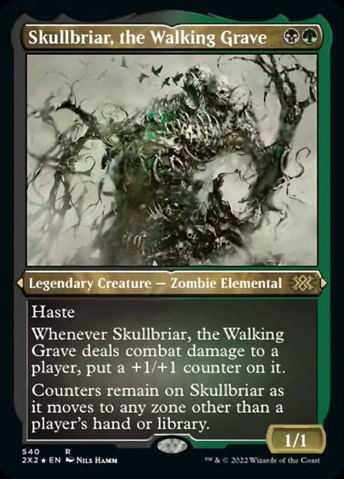 Skullbriar, the Walking Grave (Foil Etched) [Double Masters 2022]