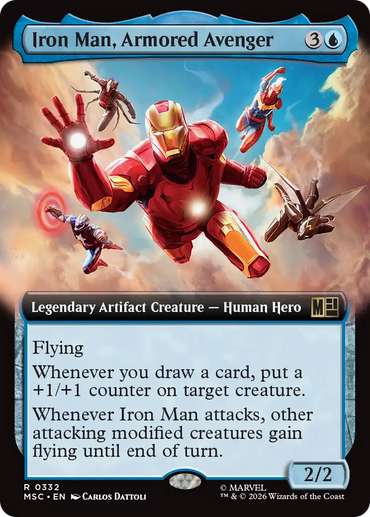 Iron Man, Armored Avenger (Extended Art) [Marvel Super Heroes Commander]