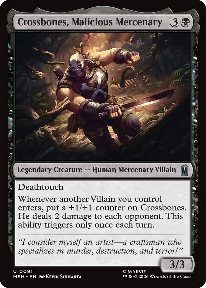 Crossbones, Malicious Mercenary [Marvel Super Heroes]