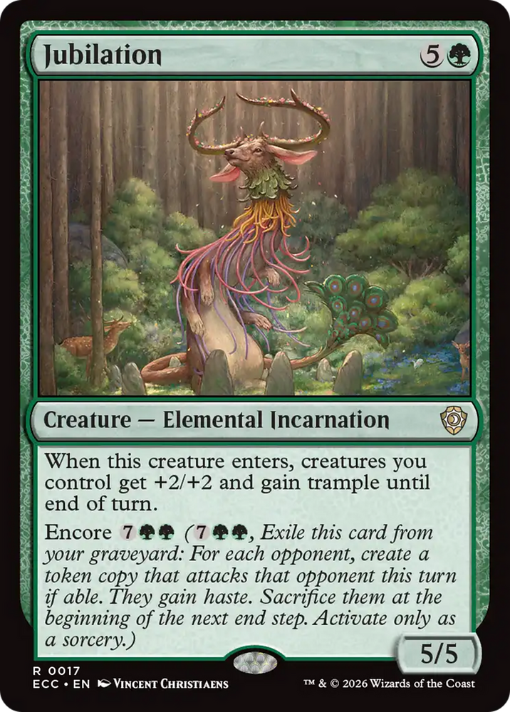 Jubilation [Lorwyn Eclipsed Commander]