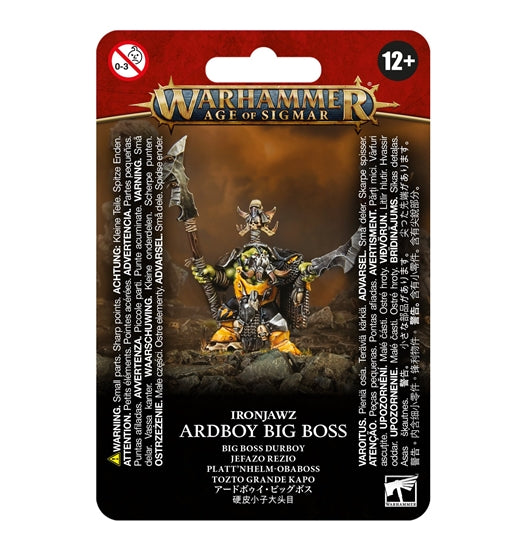 WARHAMMER: AGE OF SIGMAR ORRUK WARCLANS: ARDBOY BIG BOSS