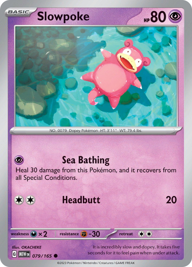 Slowpoke (079/165) [Scarlet & Violet: 151]