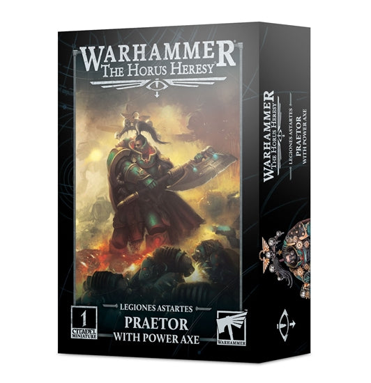 WARHAMMER: THE HORUS HERESY LEGIONES ASTARTES: PRAETOR WITH POWER AXE