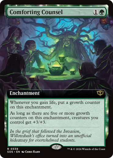 Comforting Counsel (Extended Art) [Secrets of Strixhaven]