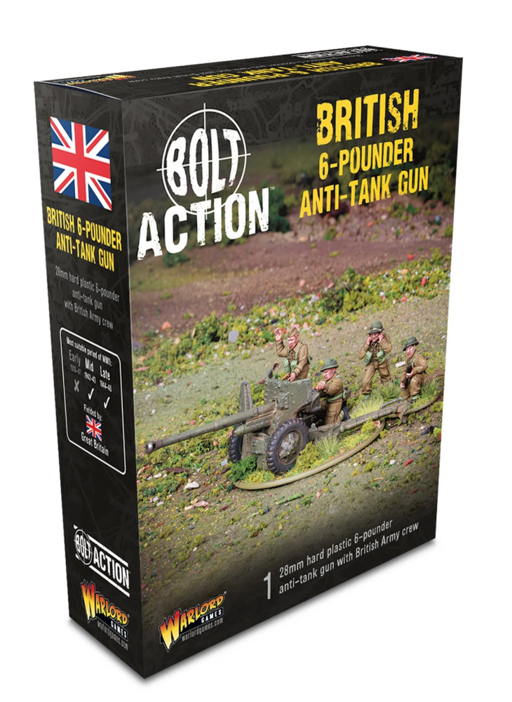 BOLT ACTION BRITISH 6-POUNDER ANTI-TANK GUN