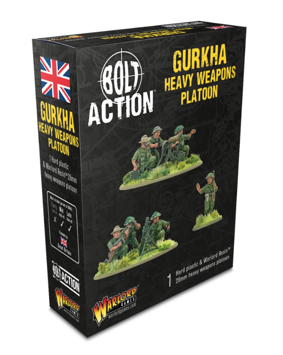 BOLT ACTION GURKHA HEAVY WEAPONS PLATOON