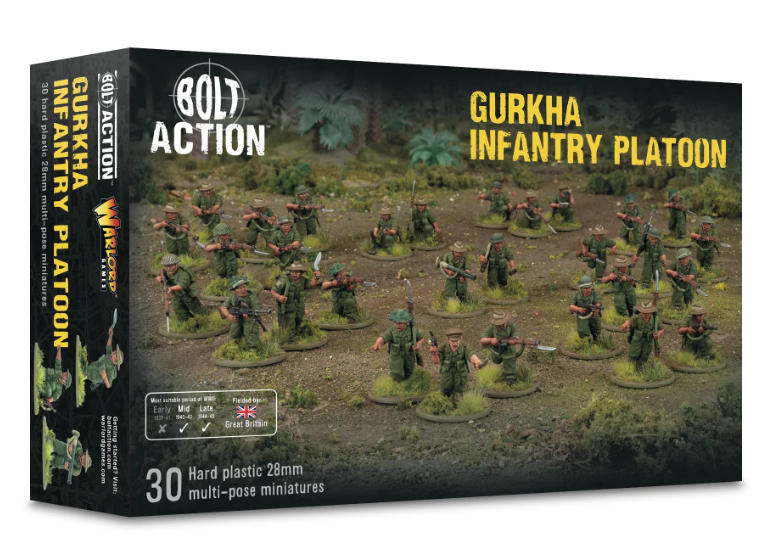 BOLT ACTION GURKHA INFANTRY PLATOON