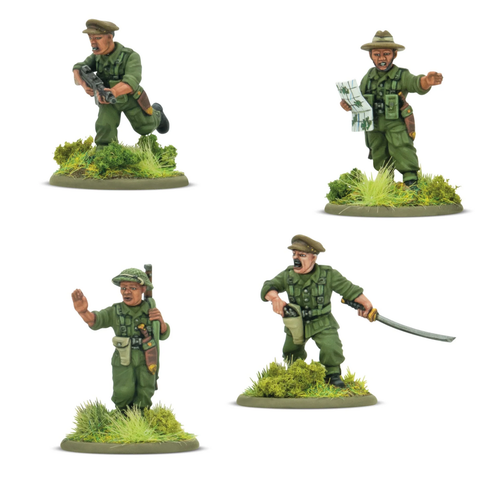 BOLT ACTION GURKHA PLATOON COMMANDERS