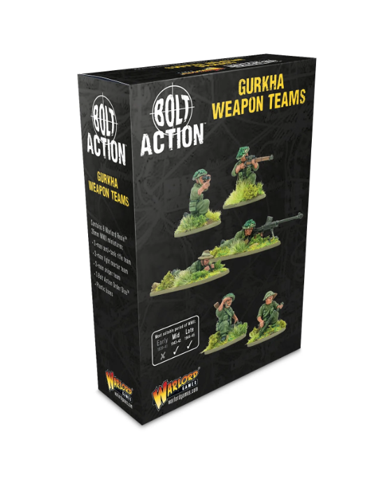 BOLT ACTION GURKHA WEAPON TEAMS