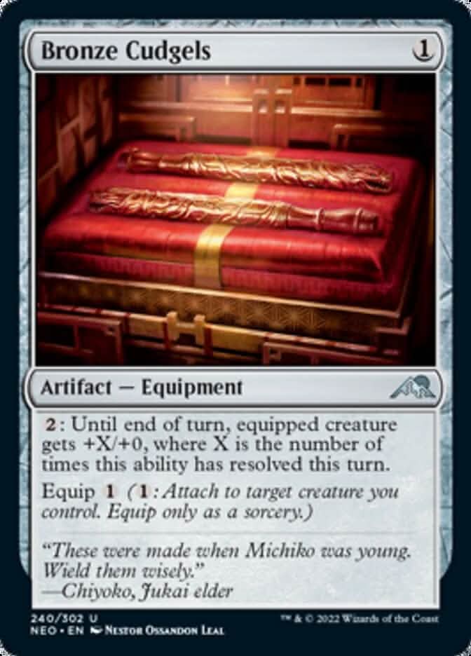 Bronze Cudgels [Kamigawa: Neon Dynasty]