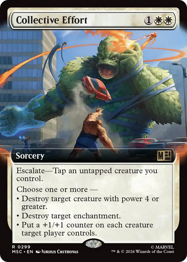 Collective Effort (Extended Art) [Marvel Super Heroes Commander]