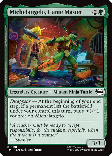 Michelangelo, Game Master [Teenage Mutant Ninja Turtles]