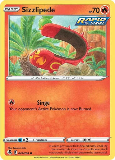 Sizzlipede (047/264) [Sword & Shield: Fusion Strike]