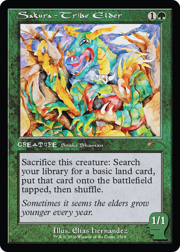Sakura-Tribe Elder (2518) [Secret Lair Drop Series]