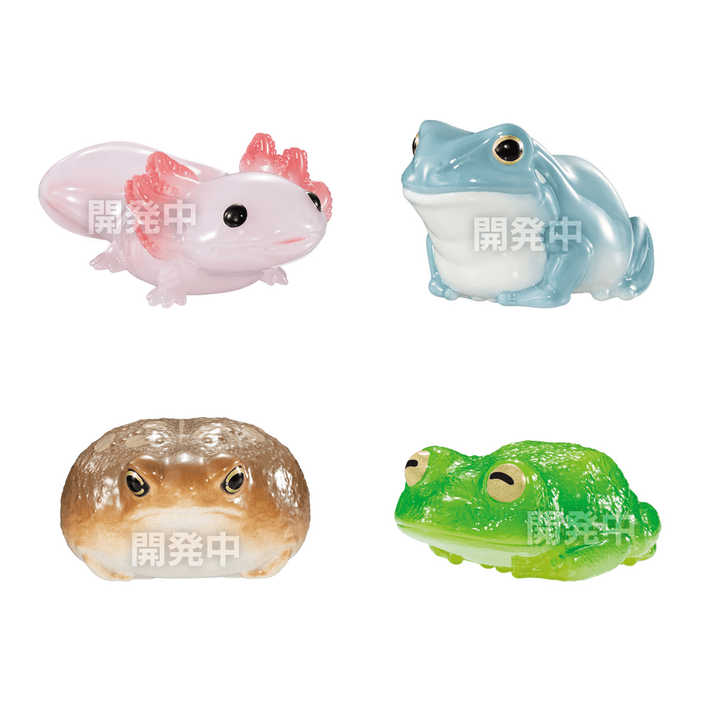 GLOSSY TENORI FRIENDS - AMPHIBIANS & SEA CREATURES BANDAI SHOKUGAN TENORI FRIENDS BLIND BOX
