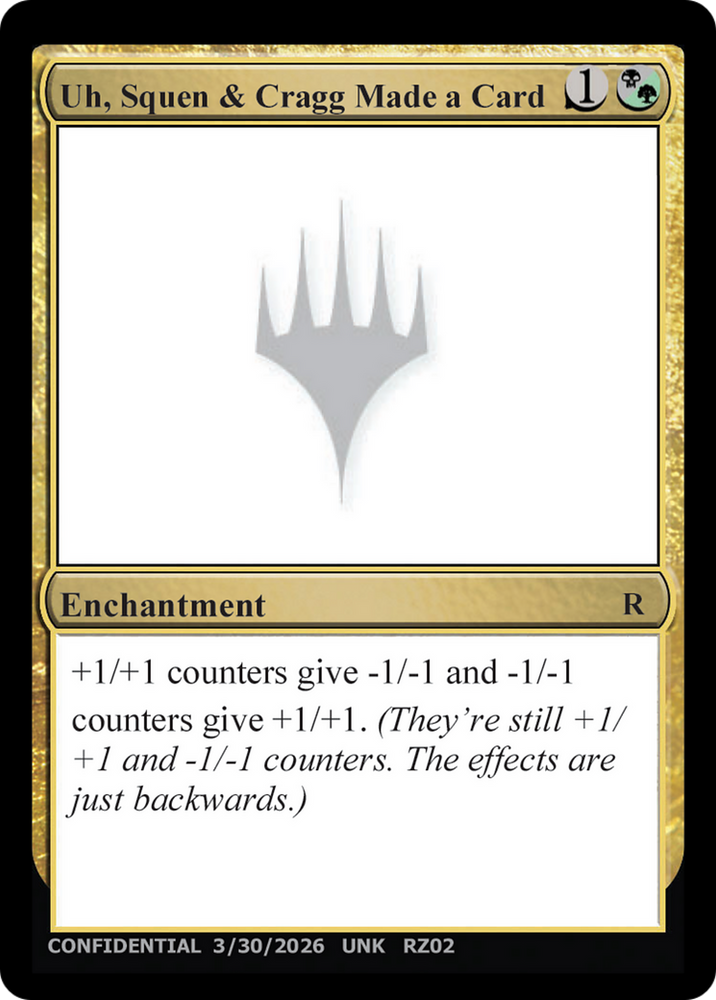 Uh, Squen & Cragg Made a Card [Unknown Event]
