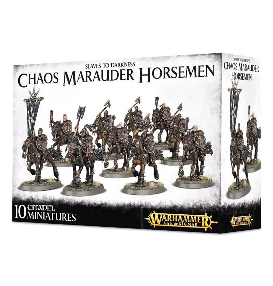 WARHAMMER: AGE OF SIGMAR: SLAVES TO DARKNESS: CHAOS MARAUDER HORSEMEN