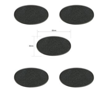 WARHAMMER 40,000 CITADEL 75X42MM OVAL BASES