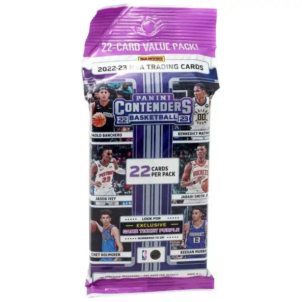 2023 PANINI BASKETBALL CONTENDERS FAT PACK