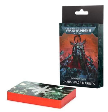 WARHAMMER 40,000: DATASHEET CARDS: CHAOS SPACE MARINES 2024