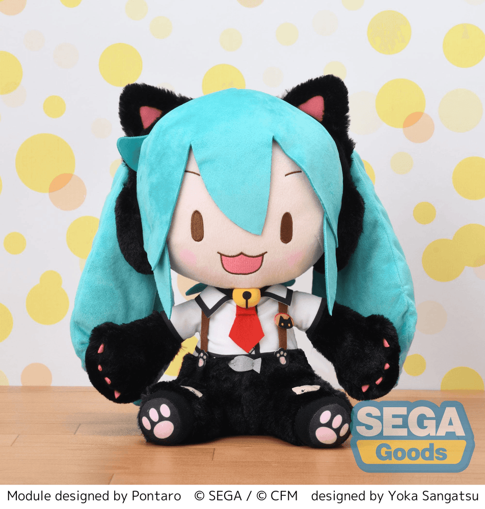 FUWA PETIT HATSUNE MIKU: PROJECT DIVA ARCADE FUTURE TONE LL PLUSH HATSUNE MIKU - KITTY CAT