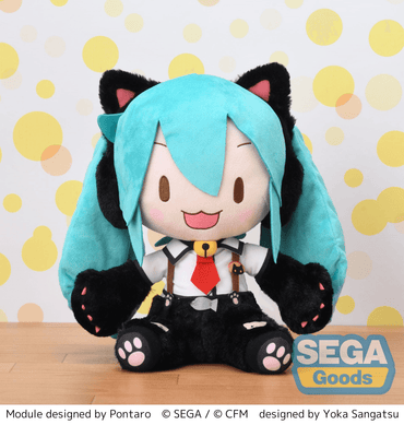 FUWA PETIT HATSUNE MIKU: PROJECT DIVA ARCADE FUTURE TONE LL PLUSH HATSUNE MIKU - KITTY CAT