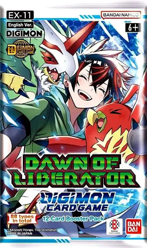DIGIMON CG EX11 DAWN OF LIBERATOR EXTRA BOOSTER PACK