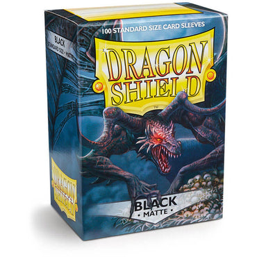 DRAGON SHIELD SLEEVES MATTE BLACK 100CT