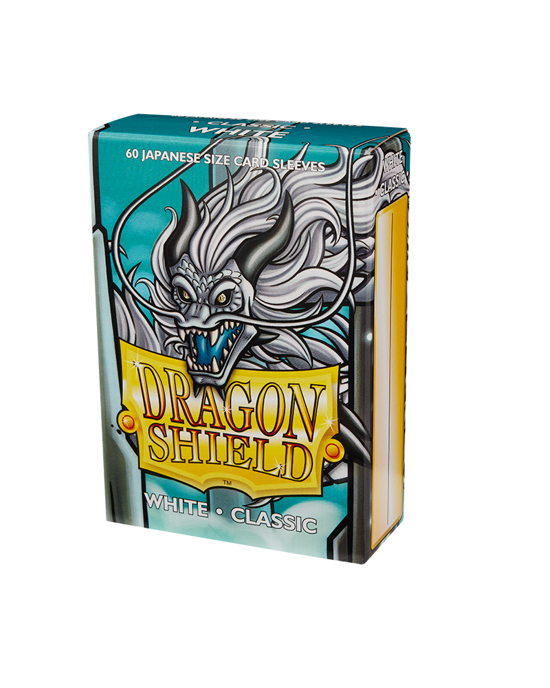 DRAGON SHIELD SLEEVES JAPANESE WHITE 60CT