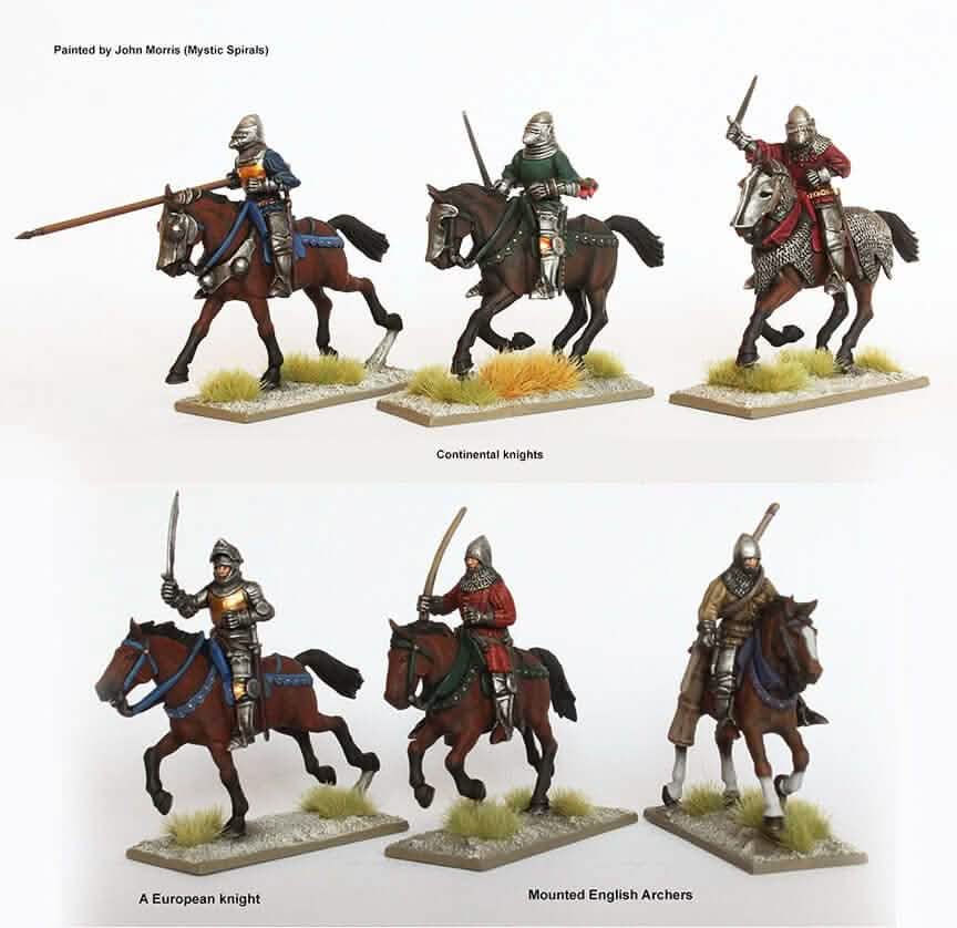 Mounted Agincourt Knights 1415-29