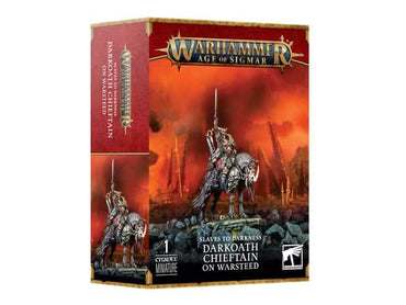 WARHAMMER: AGE OF SIGMAR: SLAVES TO DARKNESS: DARKOATH CHIEFTAIN ON WARSTEED