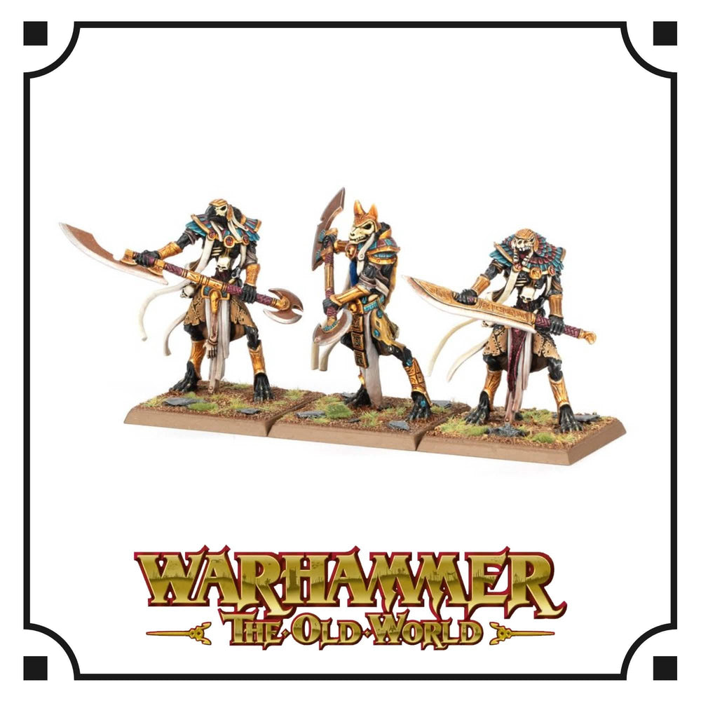 WARHAMMER: THE OLD WORLD USHABTI WITH RITUAL BLADES