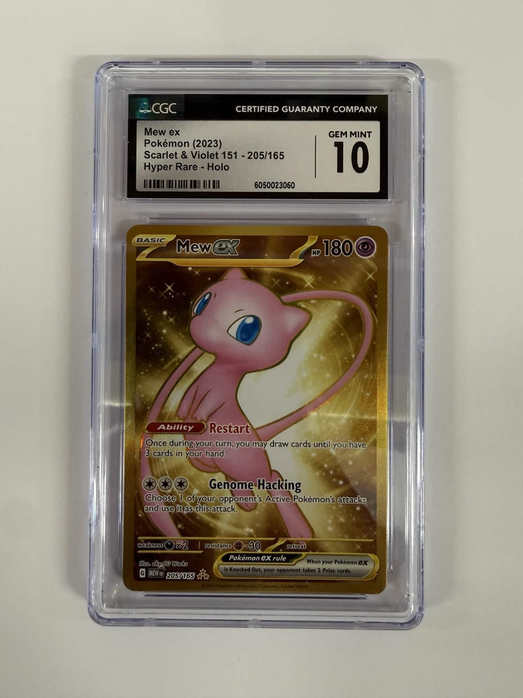 Mew ex (205/165) [Scarlet & Violet: 151] Graded CGC 10 Gem Mint