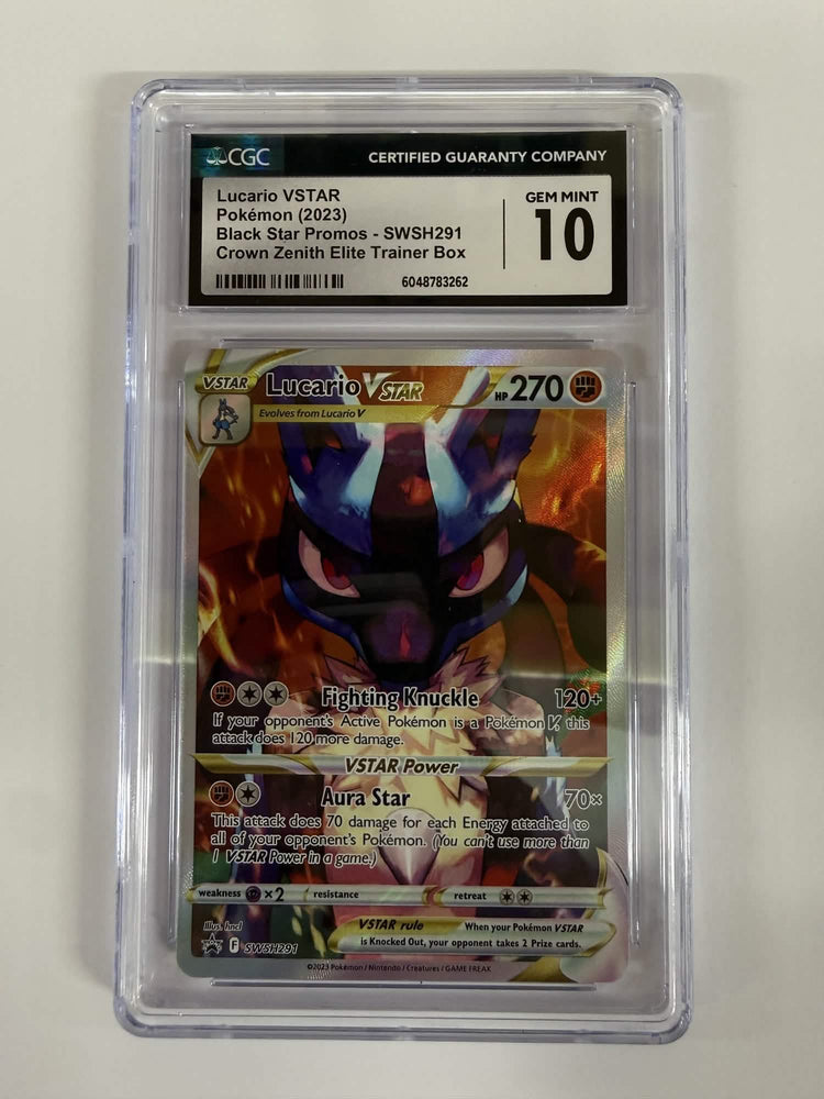 Lucario VSTAR (SWSH291) [Sword & Shield Black Star Promos] Graded CGC 10 Gem Mint