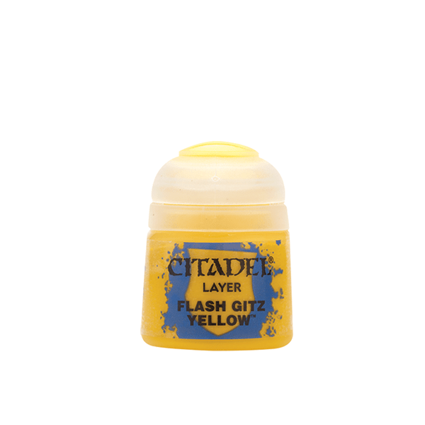 WARHAMMER COLOUR LAYER FLASH GITZ YELLOW 12ML