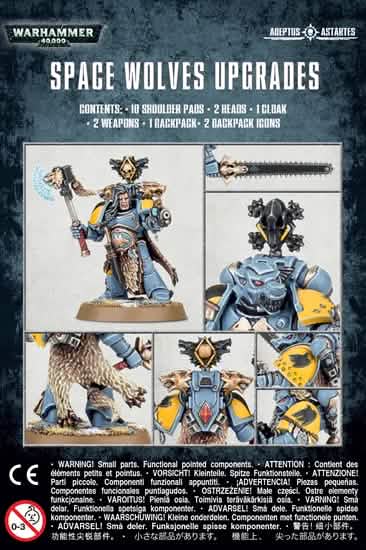 WARHAMMER 40,000 SPACE WOLVES PRIMARIS UPGRADES