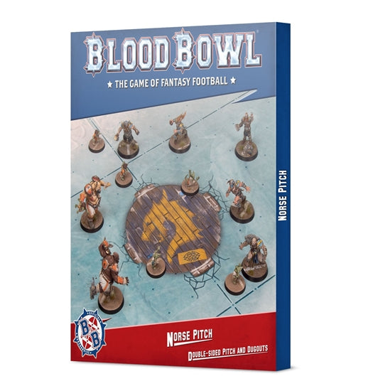 BLOOD BOWL NORSE PITCH & DUGOUTS