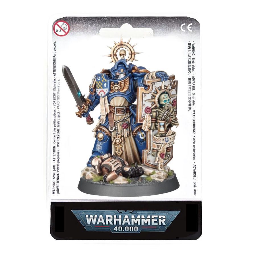 WARHAMMER 40,000 SPACE MARINES CAPTAIN WITH STORM SHIELD