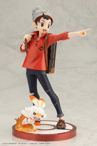 POKEMON VICTOR WITH SCORBUNNY ARTFX J STATUE