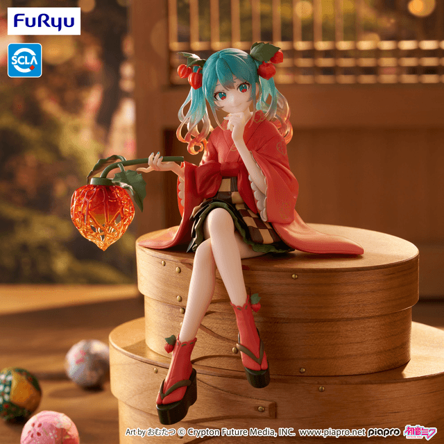 HATSUNE MIKU NOODLE STOPPER FIGURE -FLOWER FAIRY WINTER CHERRY-