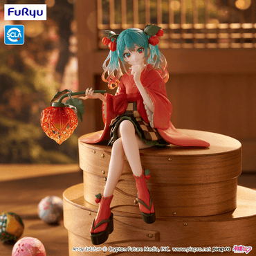 HATSUNE MIKU NOODLE STOPPER FIGURE -FLOWER FAIRY WINTER CHERRY-