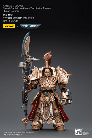 JOYTOY ADEPTUS CUSTODES SHIELD-CAPTAIN IN ALLARUS TERMINATOR ARMOUR HYDON SERONIS